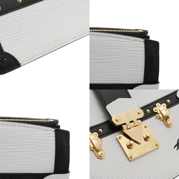 LOUIS VUITTON Epi Trunk clutch White/Blanc/Noir - Picture 11 of 12